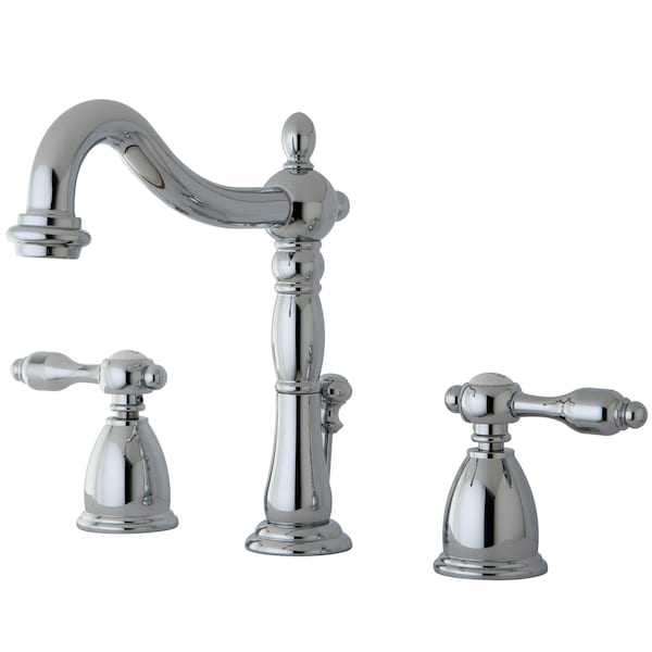 Kingston Brass 8" Widespread Bathroom Faucet, Chrome KB1971TAL - main